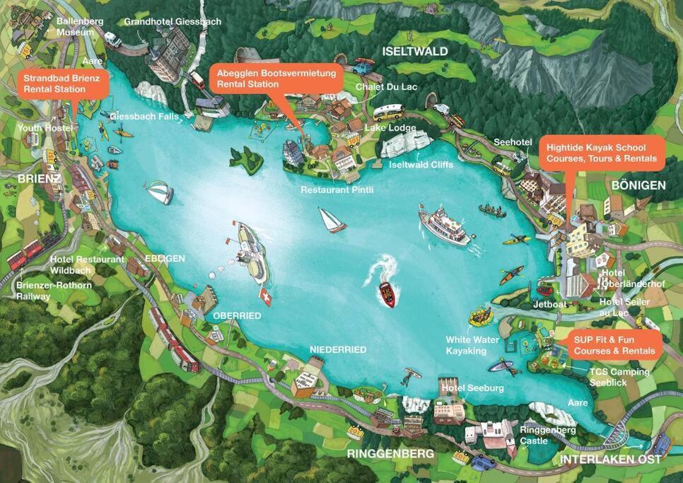 Chalet Mignon - Your Vacation Oasis At Lake Brienz Bönigen 외부 사진